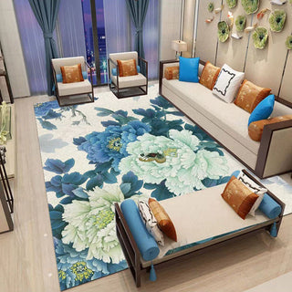 Buy 9style Floral Printing And Dyeing Carpet Floor Mats Living Rroom Coffee Table Sofa Carpet