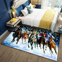 Abstract Art Sofa Carpet Bedroom Full Bed Blanket Can Be Issued On Behalf Of