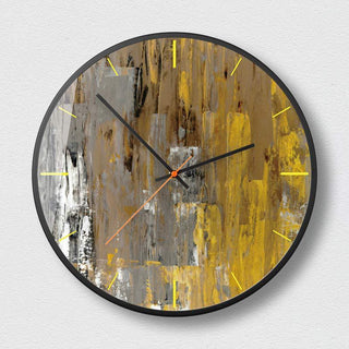 Buy mysterious-black-14incha Abstract Art Wall Clock Creative Fashion Decoration Clock Wall Clock For Bedroom And Living Room Wall Clock