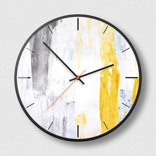 Buy mysterious-black-12inchc Abstract Art Wall Clock Creative Fashion Decoration Clock Wall Clock For Bedroom And Living Room Wall Clock