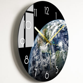 Buy 13style Luxury Silent Wall Clock Living Room Glass Clocks Wall