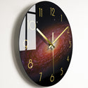 Luxury Silent Wall Clock Living Room Glass Clocks Wall