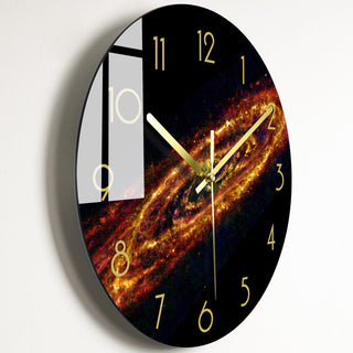 Buy 19style Luxury Silent Wall Clock Living Room Glass Clocks Wall