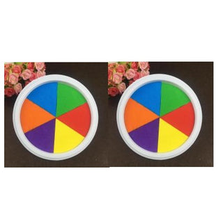 Buy color-2pcs New Hot Selling Kindergarten Finger Print Mud Non-toxic Washable Pigment