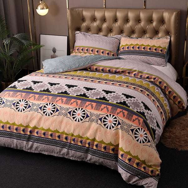 Bedding Set Bohemian Ethnic Style Three-piece Set