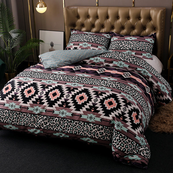 Bedding Set Bohemian Ethnic Style Three-piece Set