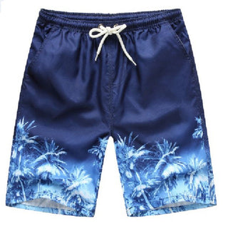 Buy dark-blue-feathers Mens Quick Dry Swim Shorts