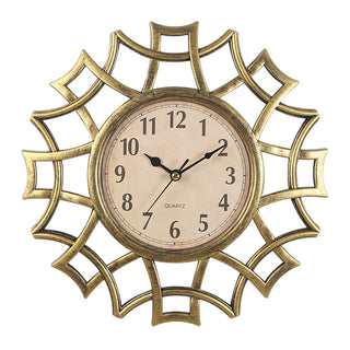 10 Inch Retro Wall Clock Nordic Round Living Room Clock Fashion Wall Clock