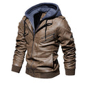 Men's Slim Fit Winter and Autumn Fashion Leather Jacket