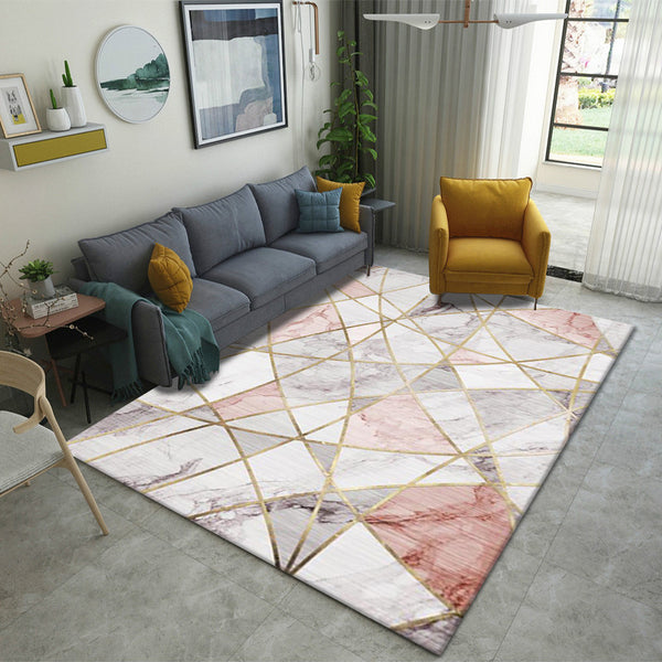 Carpet Light Luxury Villa Living Room Sofa Coffee Table Carpet Abstract Gradient Simple Bedroom Carpet Modern Minimalist Floor Mat