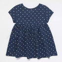 Girls Skirt Polka Dot Short Sleeve Girls Dress