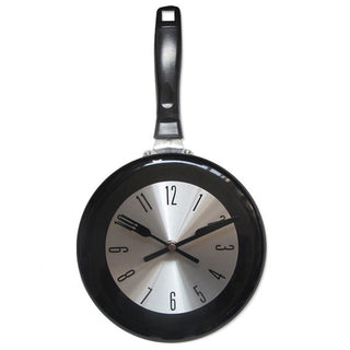 Buy black Creative Living Room Wall Watch Simple Wall Clock Wall Quartz Clock