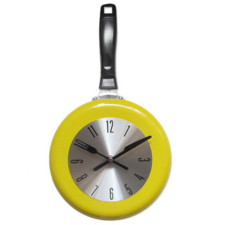 Buy yellow Creative Living Room Wall Watch Simple Wall Clock Wall Quartz Clock