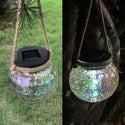 Solar Glass Light Solar Lantern Glass Jar Waterproof Hanging Light For Garden Outdoor Lantern Wedding Party Tree