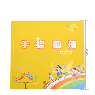 Buy finger-picture-book-angel-edit New Hot Selling Kindergarten Finger Print Mud Non-toxic Washable Pigment