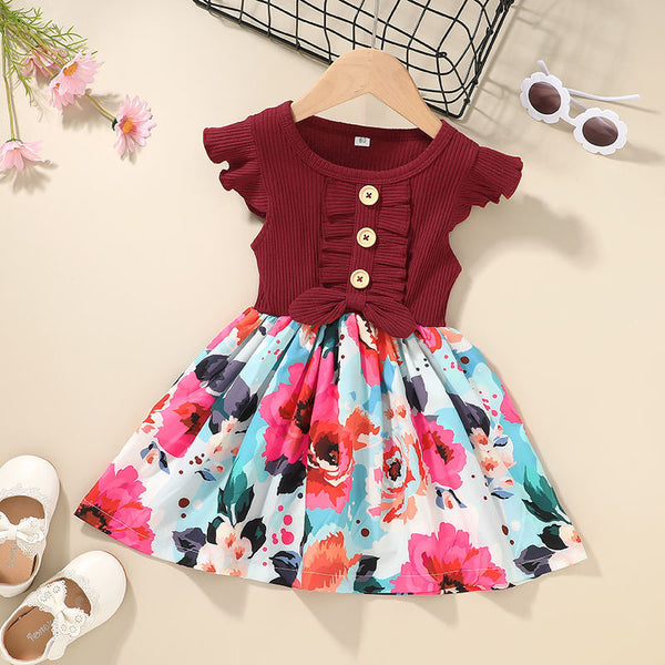 Toddler Kids Baby Girls Clothes Summer Girls Dress