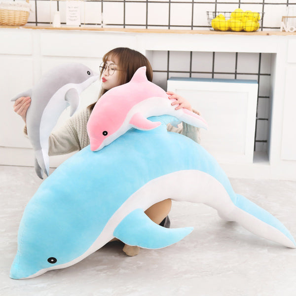 Dolphin plush play