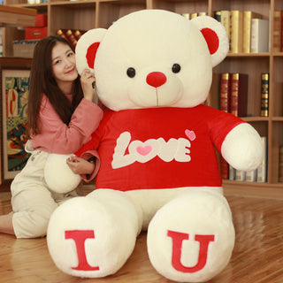 Buy white-c Heart Bear Pillow Plush Toy Valentine&#39;s Day Gift