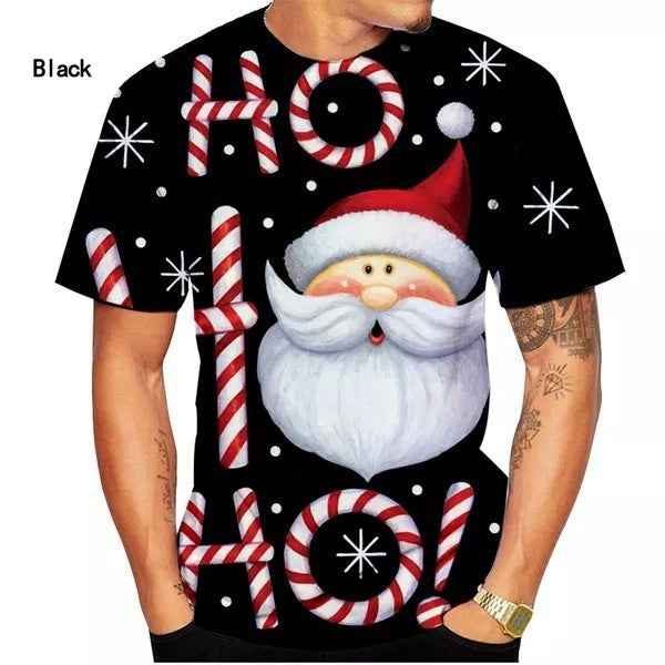 3D Digital Printing Christmas Top For Men