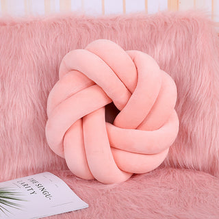 Buy pink Knotted pillow