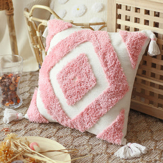 Buy pink Nordic Pillow Ins Style Moroccan Bohemian Pillow