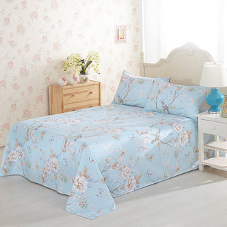 Buy blue-b Reactive printed cotton sheets