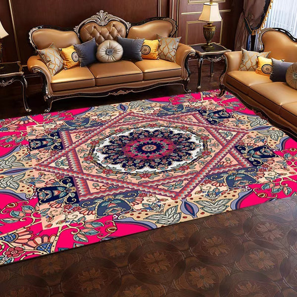 Moroccan Carpet Living Room Ethnic Style Floor Mat