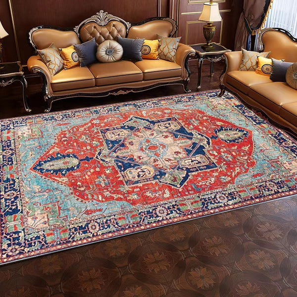 Moroccan Carpet Living Room Ethnic Style Floor Mat