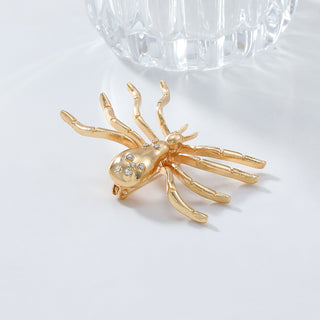 Buy brooch Exaggerated Alloy Gold Spider Pendant Necklace