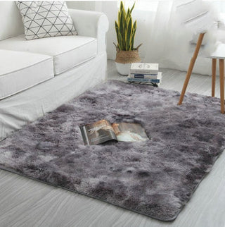 Buy deep-grey Nordic tie-dye gradient carpet