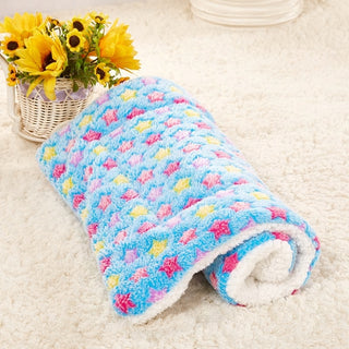 Buy blue-starry-sky Cute Cat Blankets Dog Pet Mat