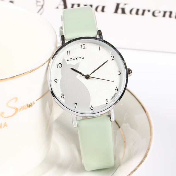 College Fengsen Korean Style Simple Temperament Watch