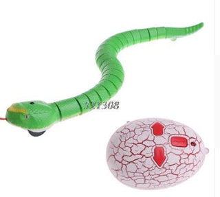 Buy green Novelty Remote Control Snake Rattlesnake Animal Trick Terrifying Mischief Toy