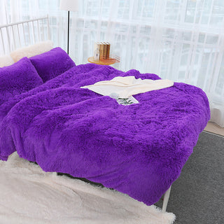 Buy purple-suit Ins wind blown window blanket