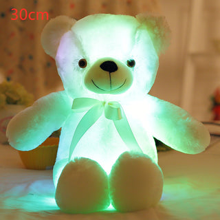 Buy white-30cm Luminous teddy bear for children