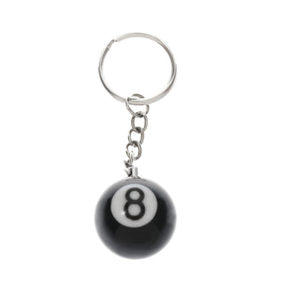 Buy 04-billiards-keychain-a936 Table Tennis Black 8 Necklace Earrings Do Not Fade