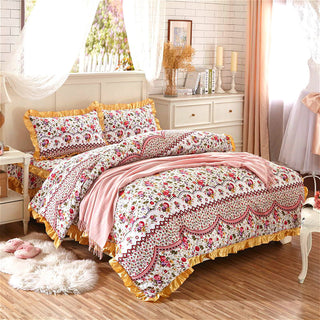 Buy 5-style Non slip thickened cotton bed sheet