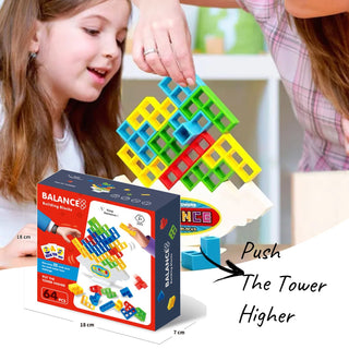 Balance Stacking Board Games Kids Adults Tower Block Toys For Family Parties Travel Games Boys Girls Puzzle Building Blocks Toy