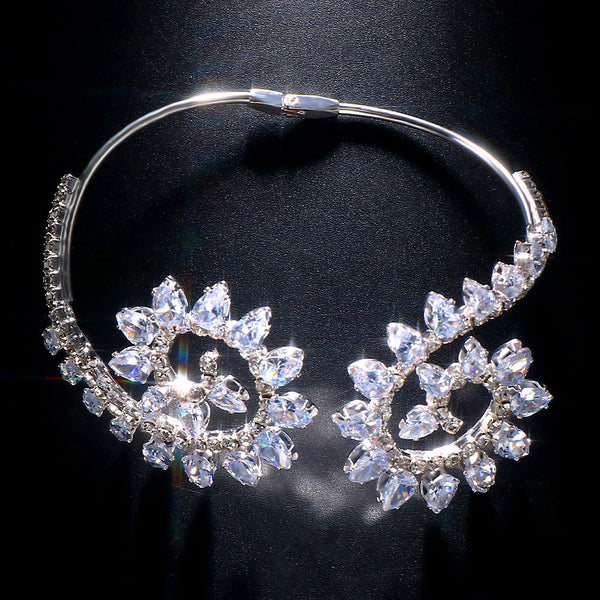 New Rotating Flower-shaped Bracelet Versatile Personality Zircon Bracelet For Women