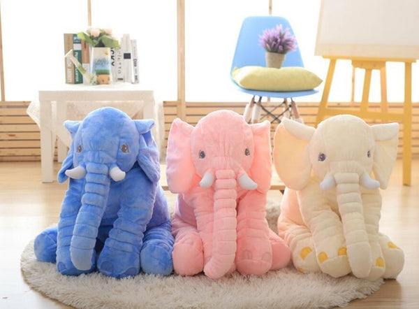 Children's Soothing Elephant Plush Toy Pillow