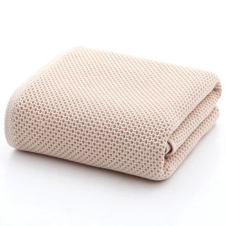 Buy milk-yellow Cotton Honeycomb Face Towel