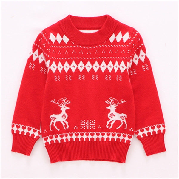 Baby Christmas knitted bottoming shirt