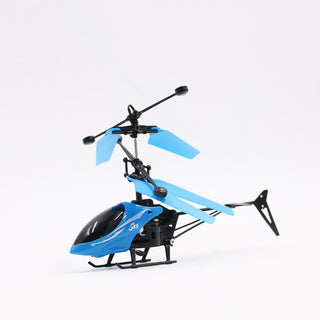 Buy blue RC Suspension Induction Helicopter Kids Toy