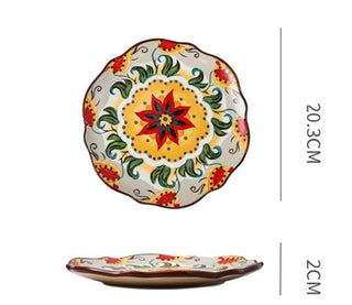 Buy b1 Underglaze Ceramic Tableware Bohemian Household Dishes