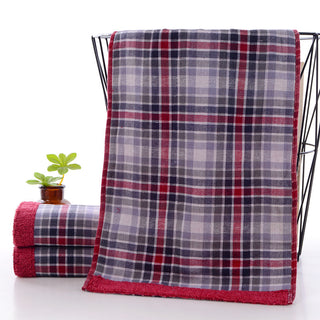 Buy checke-red Bamboo Fiber Strawberry Towel Absorbs Water