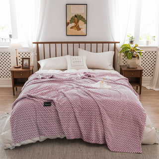 Buy early-ears-surplusgreen Autumn And Winter Milk Velvet Thickened Yarn-dyed Blankets Multifunctional Nap