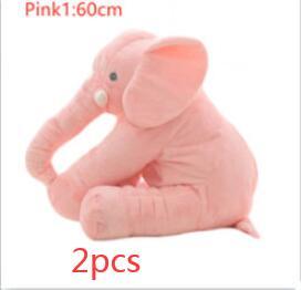 Buy pink1-2pcs Elephant Doll Pillow Baby Comfort Sleep With