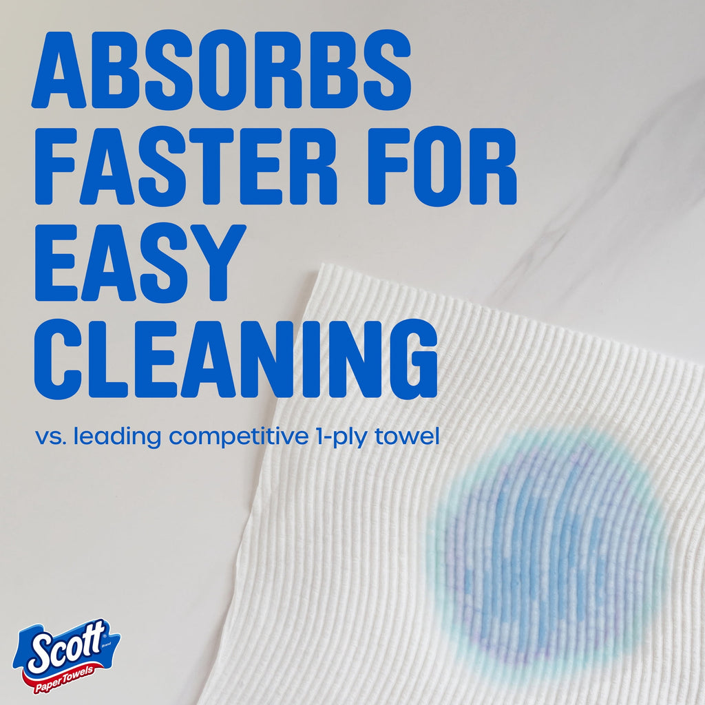 Scott Paper Towels, Choose-A-Sheet, 6 Double Rolls