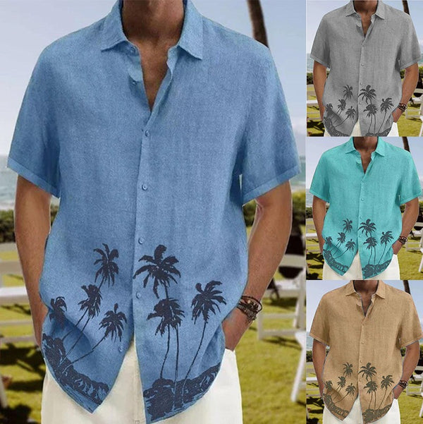 Men's Summer Fashion Trend Beach Casual Short Sleeve