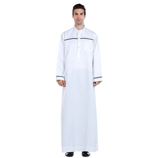 Buy white Foreign Trade Muslim Arab Middle East Men&#39;s Robe